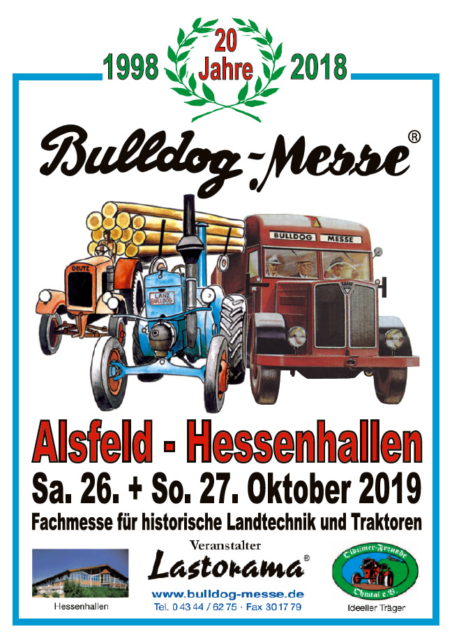 Bulldog-Messe Alsfeld 26.-27.10.2019