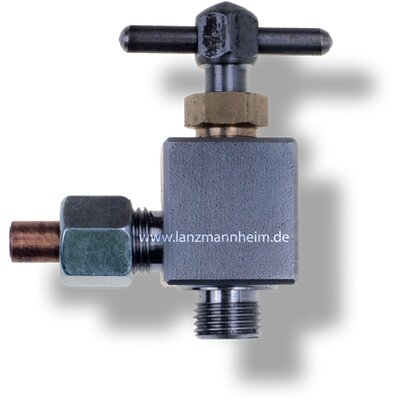 Absperrventil fr Maschine mit elektrischer Anlasszndung, Ersatz fr 39141, Stahl Zoll