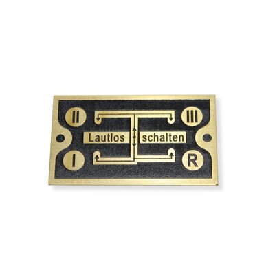 Shield for gear shift (german)