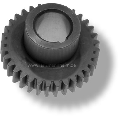 Roue dent�e (z=34) pour lentra�nement de lalternateur, 10 litres, montage cylindrique 24mm