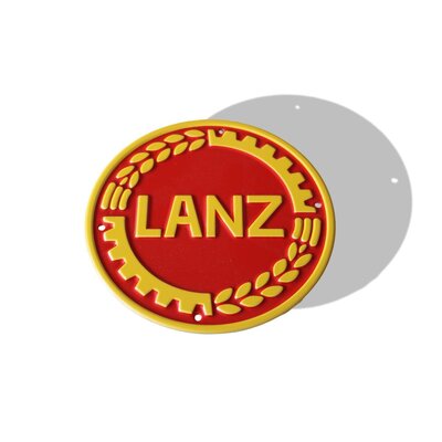 Schild (hrenkranz) (rot/gelb)