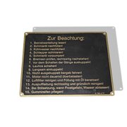 Segno operativo tedesco (Zur Beachtung), ottone