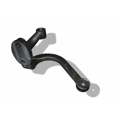 Left steering arm with steering lever, bushing and ball pin for rigid axle (replaces 1.0608 d 587)