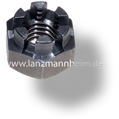 Castle nut for fitting bolt 16111
