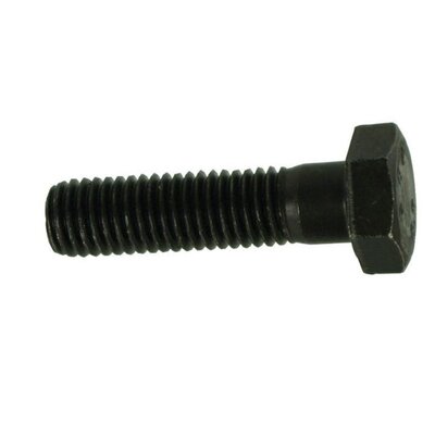 Hexagon bolt for rim and hub ring on brake drum, black