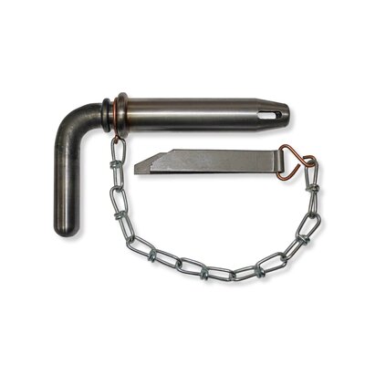 Towing pin with chain and cotter pin for 46350, 46352, 46352 b as well as for towing bracket (replacement for d 520 d 30)