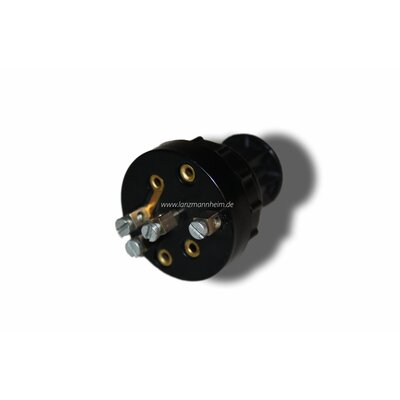 Interrupteur dallumage (vert) avec poigne rotative (omis avec le systme de dmarrage  pendule du Bulldog n 651489-653712)