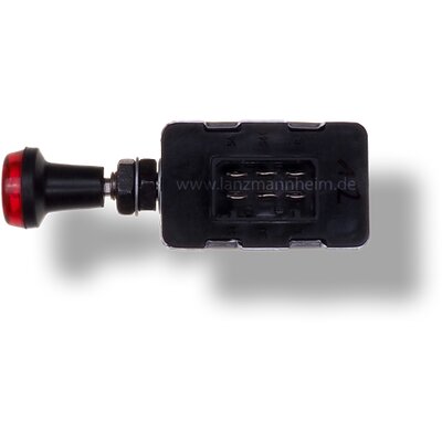 Lampeggiatore di segnalazione con interruttore, versione 12 Volt