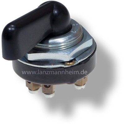 Interruptor de luz, 0,1,2,3, dimensin de instalacin 26mm