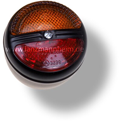 2-chamber tail light without number plate illumination, reflector, tail light, rear light