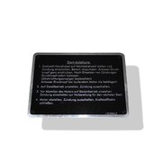 Operating plate for lever starter (German)