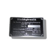 Segno Blocco idraulico