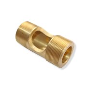 Oversize Pipe Piece, Radiator Pipe Piece, Brass, Metric