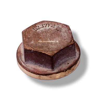 Union nut for pipe sections in cylinder and water box