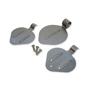 Jeu de housses de protection avec rivets, poigne incurve