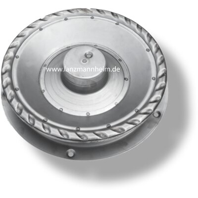 Cover plate with locating washer, right