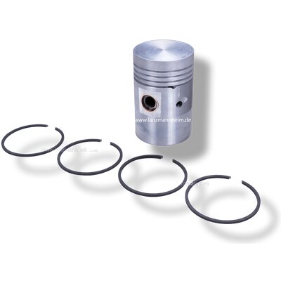 Pistn completo (140,5 ) con anillos de pistn, tubo de aceite y pasador