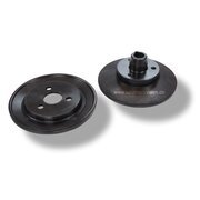 Puleggia a cinghia compl. con rondelle e dadi