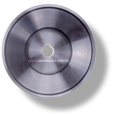 Belt pulley compl. with pulleys and nut