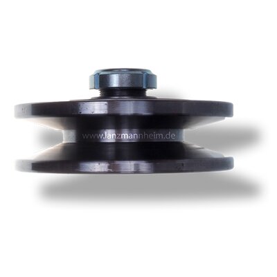 Belt pulley compl. with pulleys and nut