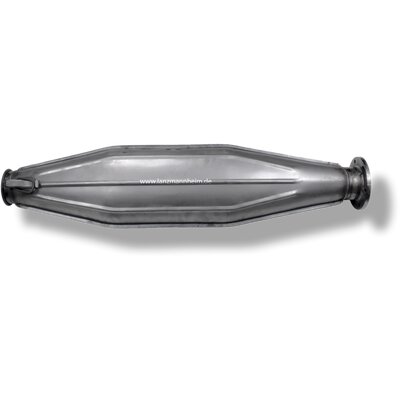 Silencer upper part compl. on closing clamp and sieve tube