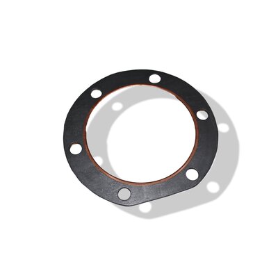 Gasket (replacement for copper asbestos) between silencer upper part and pipe elbow up to chassis no. 162400 and 280801