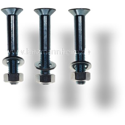 Countersunk screw for 61951a, 61953a, 61953b, set consisting of 3 pieces