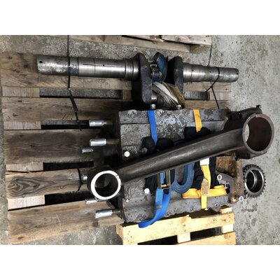 Cylinder 10 liters, grinding and honing, crankshaft, connecting rod, arm cross