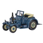 Modell Lanz Eilbulldog mit offenem Verdeck, blau