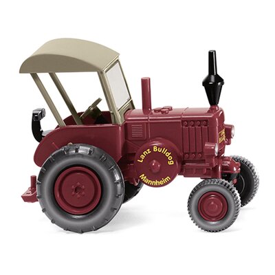 Modelo Lanz Bulldog con techo marrn rojo