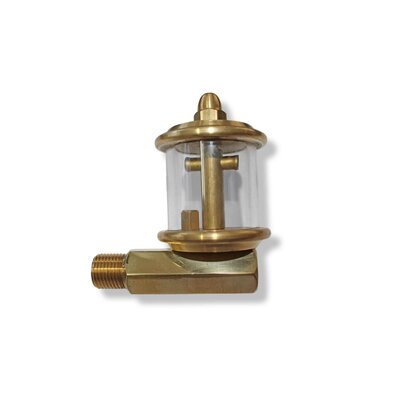 Sight glass return oil at the top of the tank metric connection