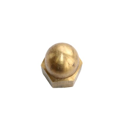 Hutmutter fr Zylinderkopf, Messing, zoll