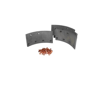 Brake pad half in addition (set hand brake pad, 6 and 7 holes)