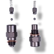 Suction and pressure valve, set