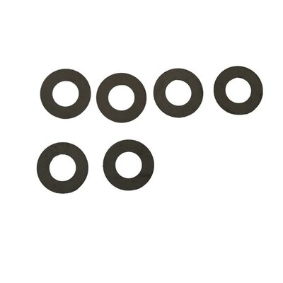 Washer (5.00 mm) at the top and bottom of the axle bearing