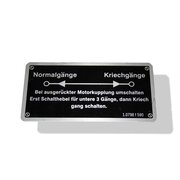 Plaque de commande pour la vitesse de rampage et...