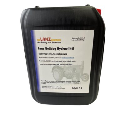 Aceite hidrulico sae10 para el bloque hidrulico/hidrulico de Lanz Bidn de 5 litros