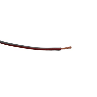 Cble voiture 1,5mm gris/rouge