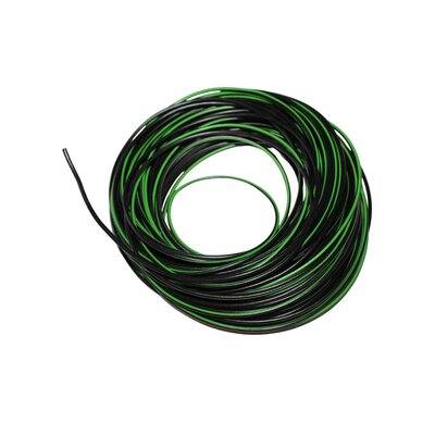 Cable de coche 1,5 mm negro/verde