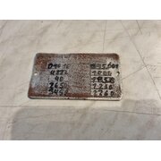 Placa de caracter�sticas d4016