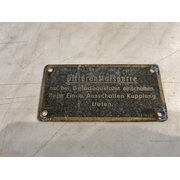 Schild Differentialsperre