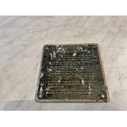 Panneau Attention - Batterie au plomb