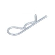 Spring split pin for hitch pin