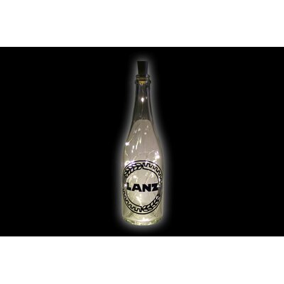 Lanz Deko Flaschenlampe (schwarz)