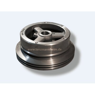 Volante izquierdo (con 2 ranuras en V) para el sistema hidrulico independiente del embrague con correa trapezoidal d u. e 8313 (9,5 br.)