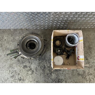 Overhaul of main bearing cover, pumps, regulator d2216