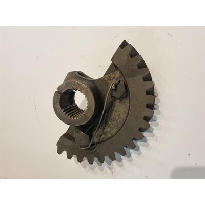 Worm wheel segment compl. with flange hub
