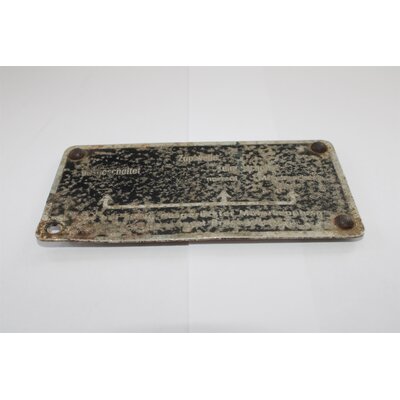 Schild Zapfwelle ein/aus Mhdrescher-Binder