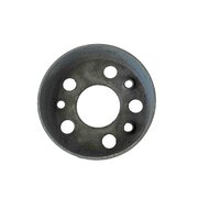 Protective cap over steering knuckle (with 5 screw holes)...