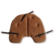 Cuscino di seduta, vera pelle, marrone